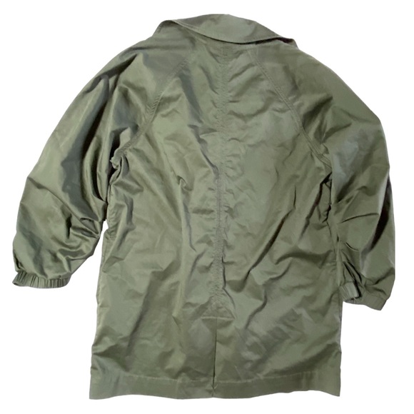 Cabi Expedition Green Military Jacket Ruched Sleeves Women's Size Sm Style 5478 - Picture 3 of 12